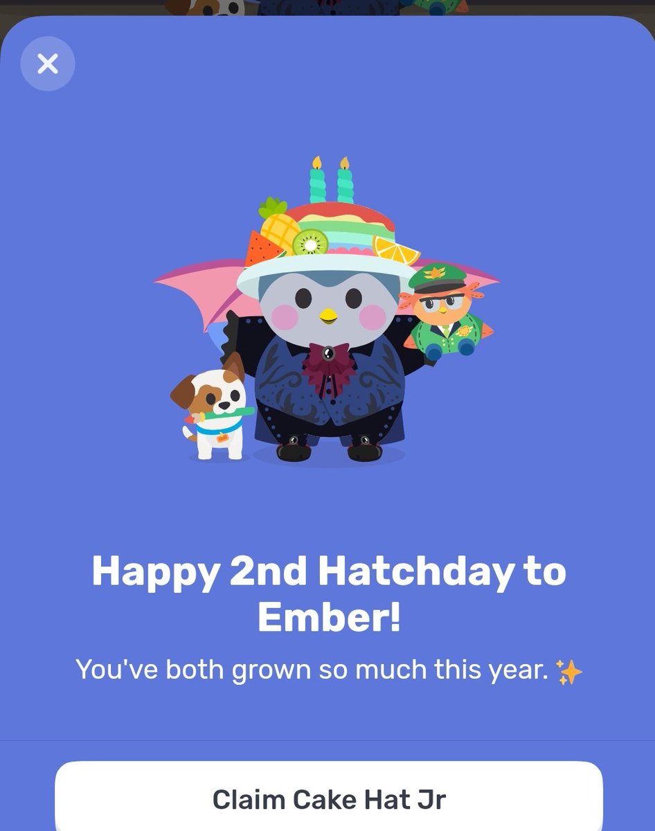 Today is Ember's 2nd Hatchday! So i have been using this Lil <a href="/finchcareapp/">Finch</a> daily for 2 years now.