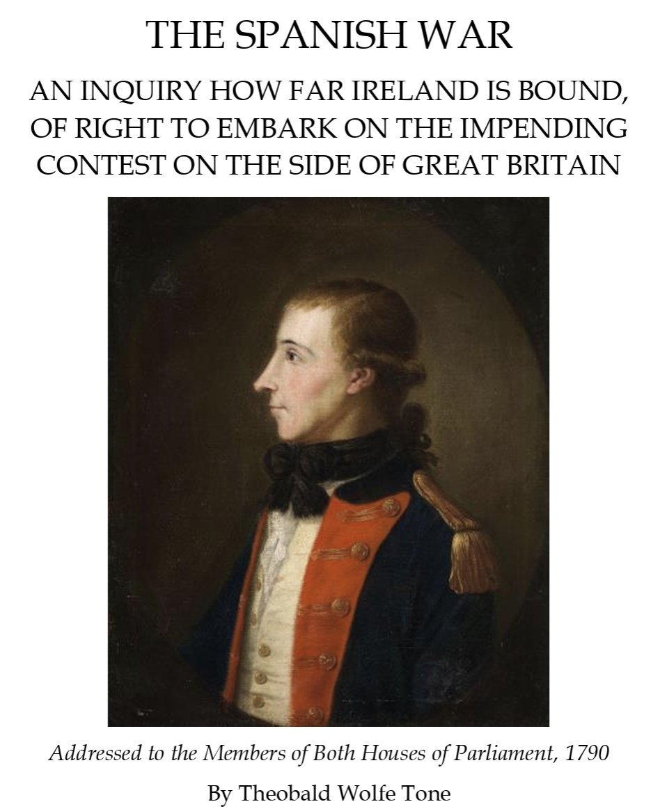 In 1790, Wolfe Tone wrote a pamphlet calling on Ireland to stay neutral in the war between Great Britain and Spain. It was not for Ireland to get involved in wars between great powers. 

In removing the Triple Lock, FF (and FG) are actively betraying his political tradition.