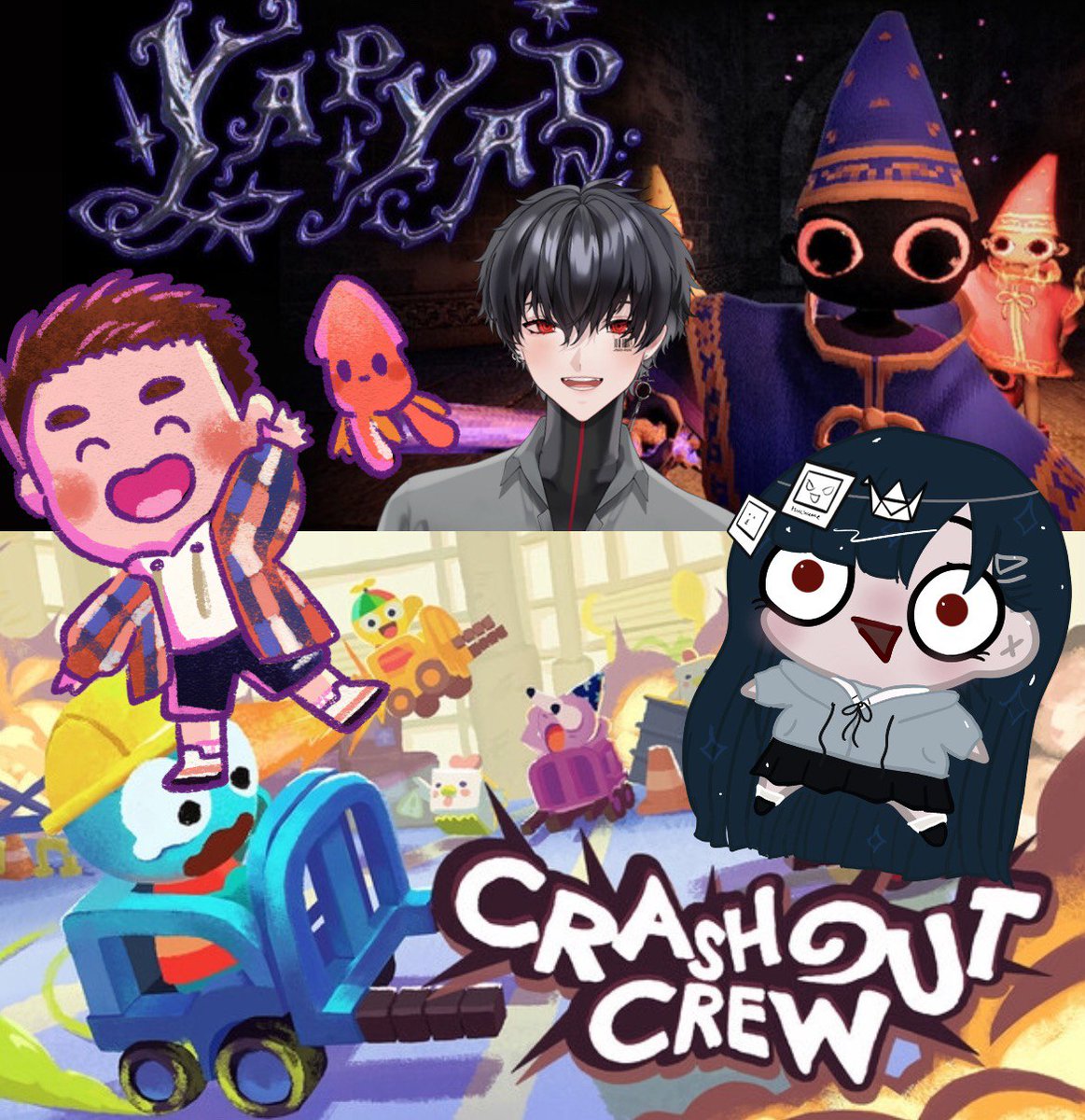 hello everybunny, it is FRIENDSLOP SUNDAYS! 

back on stream tonight with squidyj and <a href="/Jun_1922/">Android🔋Jun</a> , BECOMING WIZARDS and FORKLIFT CERTIFIED

🔴LIVE @ 6PM EST: twitch.tv/tsuzoome 

 envtuber • vtuber • yapyap • first time • demo 

(miss u marq, she has photoshoot)