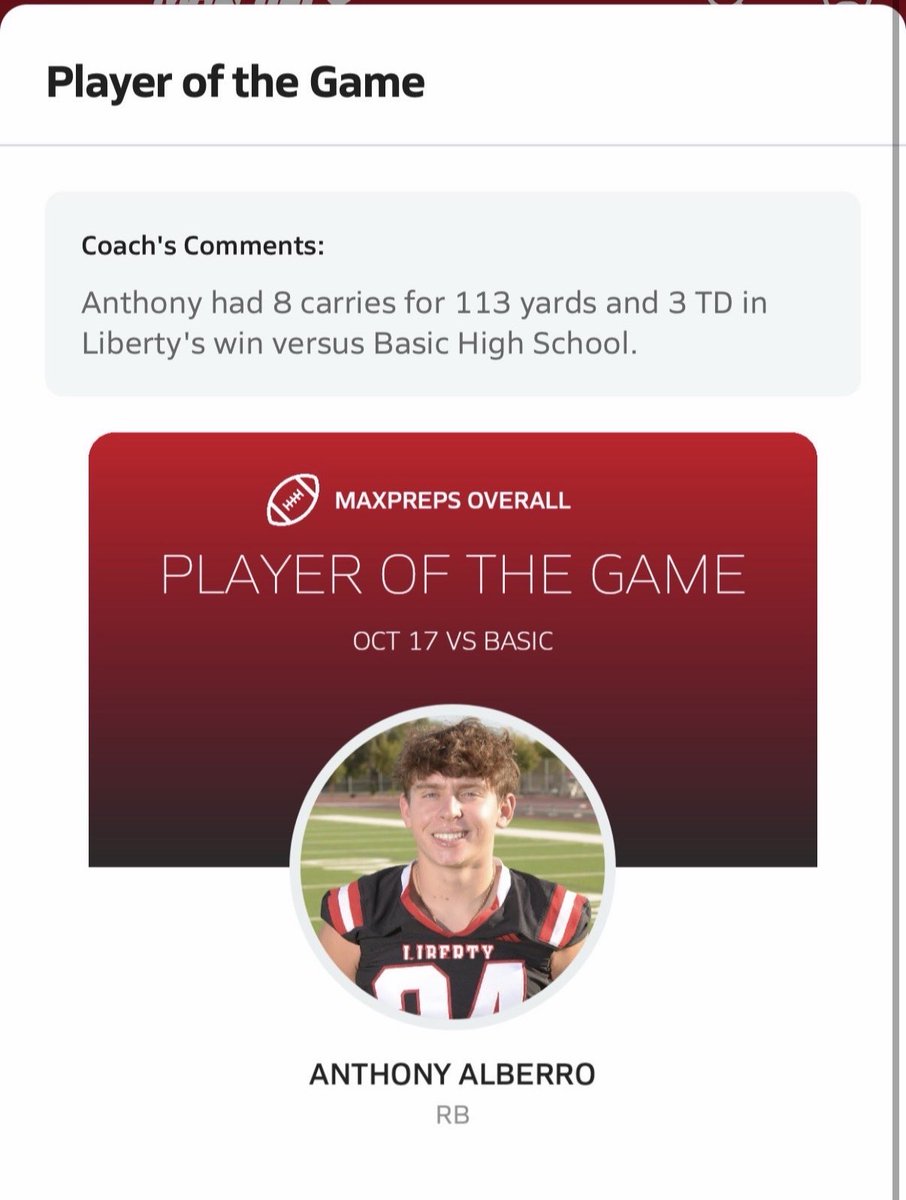 Anthony Alberro (@anthony_alberro) on Twitter photo Blessed!
#AGTG
Highlights to the game
hudl.com/v/2T0m9J
<a href="/MrY2thab/">B.Blessed_Coach Leonard</a> <a href="/BrandonFusco/">Brandon Fusco</a> <a href="/PrepRedzoneNV/">Prep Redzone Nevada</a> <a href="/CoachAJSteward/">AJ Steward</a> <a href="/CooperJared5/">Cooper Jared</a> <a href="/muraco_lhs/">Rich Muraco</a> <a href="/Drossi83/">Daniel Robinson</a> <a href="/BlairAngulo/">Blair Angulo</a> <a href="/BrandonHuffman/">Brandon Huffman</a> <a href="/coachirishodea/">Danny O'Dea</a> Blessed!
#AGTG
Highlights to the game
hudl.com/v/2T0m9J
<a href="/MrY2thab/">B.Blessed_Coach Leonard</a> <a href="/BrandonFusco/">Brandon Fusco</a> <a href="/PrepRedzoneNV/">Prep Redzone Nevada</a> <a href="/CoachAJSteward/">AJ Steward</a> <a href="/CooperJared5/">Cooper Jared</a> <a href="/muraco_lhs/">Rich Muraco</a> <a href="/Drossi83/">Daniel Robinson</a> <a href="/BlairAngulo/">Blair Angulo</a> <a href="/BrandonHuffman/">Brandon Huffman</a> <a href="/coachirishodea/">Danny O'Dea</a>