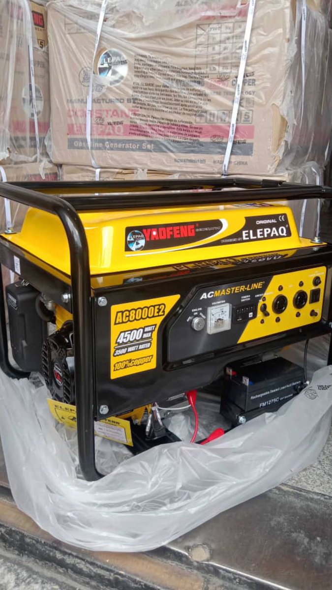 Alabaotgplug's tweet image. Power up your day with this beast 🔥! Check out this YADFENG AC8000E2 generator 💡🔌! 10HP, 4500W output 🔋 #AlabaOTGPlug #GeneratorGoals #PowerSolutions #YADFENG #NigeriaPower #BackupPower