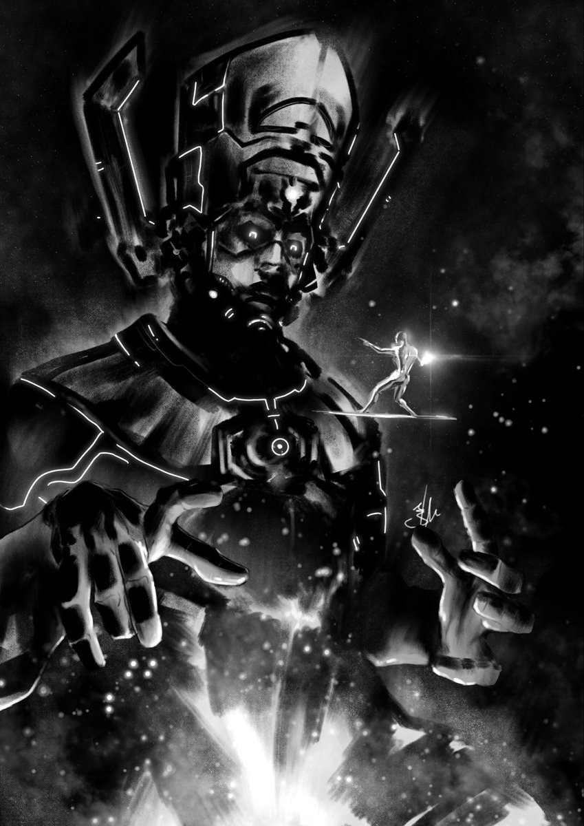 marcosabel__'s tweet photo. #inktober #inktober 2025 Day 20: “Rivals”
#galactus #silversurfer https://t.co/fOSPdTVYA2