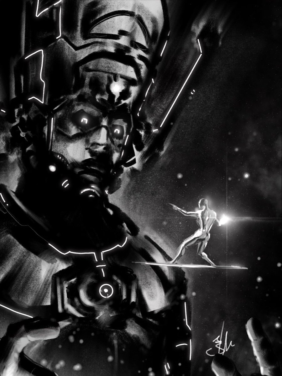 marcosabel__'s tweet photo. #inktober #inktober 2025 Day 20: “Rivals”
#galactus #silversurfer https://t.co/fOSPdTVYA2