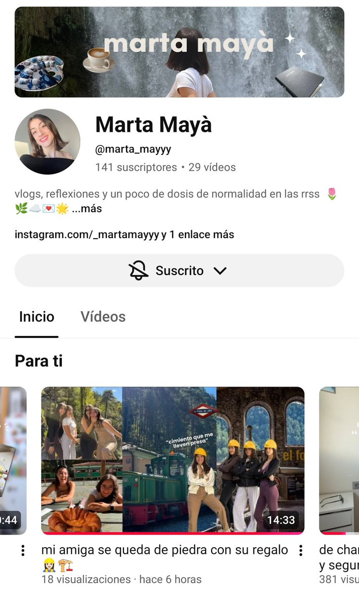 Otro vlogazo con mis reales!!!!

Os lo dejo por aquí, está en el canal de mi amiga Marta que me encanta :)

youtu.be/X3r0QZb1WBs?si…