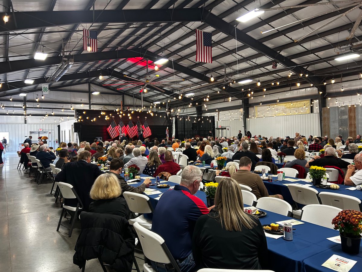 Amazing time at this year’s Steak Fry! Always great to be back in Washington County. Incredible turnout and energy in support of Senator Ricketts’s re-election.

Great to hear from so many of our outstanding elected officials, including Gov. Pillen and our federal house members.