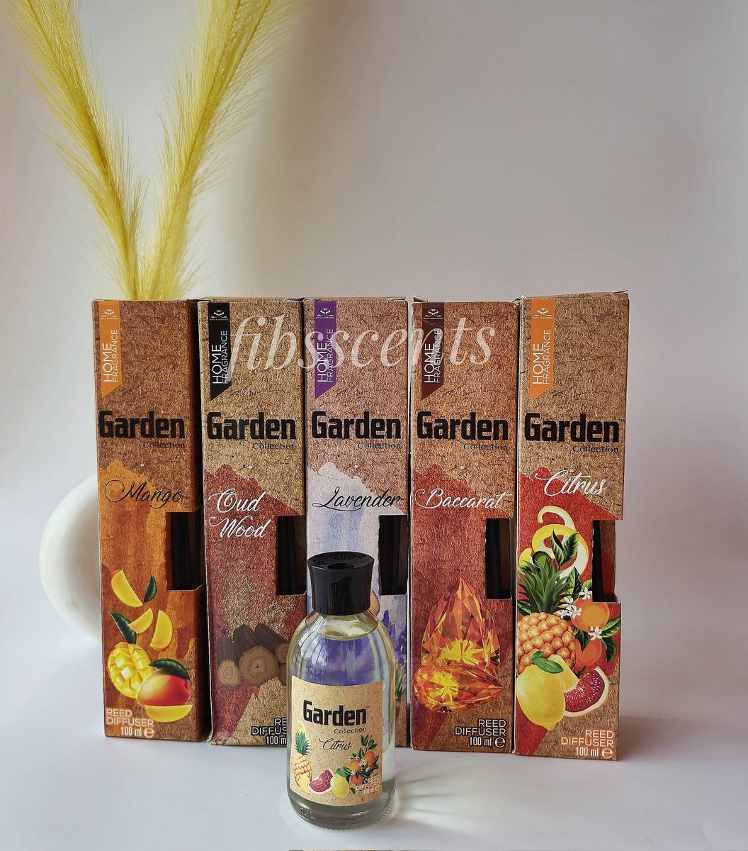 Garden Collection Reed Diffuser

🏷️6,500 each 

🛒DM or WhatsApp 08050243747 to order. 
📍 Available in Port Harcourt for nationwide delivery