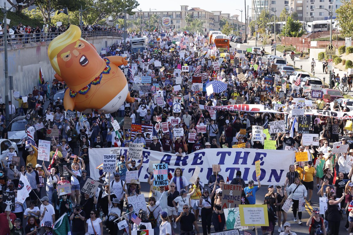 Based Boomer (@basedxboomer) on Twitter photo Anyone else notice that democrats are desperately trying to shape the narrative that the "No Kings" rally was a huge success? 
There is nothing in my feed except democrats exaggerating the numbers, pretending that MAGA is terrified, and that they won some great victory, and yet Anyone else notice that democrats are desperately trying to shape the narrative that the "No Kings" rally was a huge success? 
There is nothing in my feed except democrats exaggerating the numbers, pretending that MAGA is terrified, and that they won some great victory, and yet