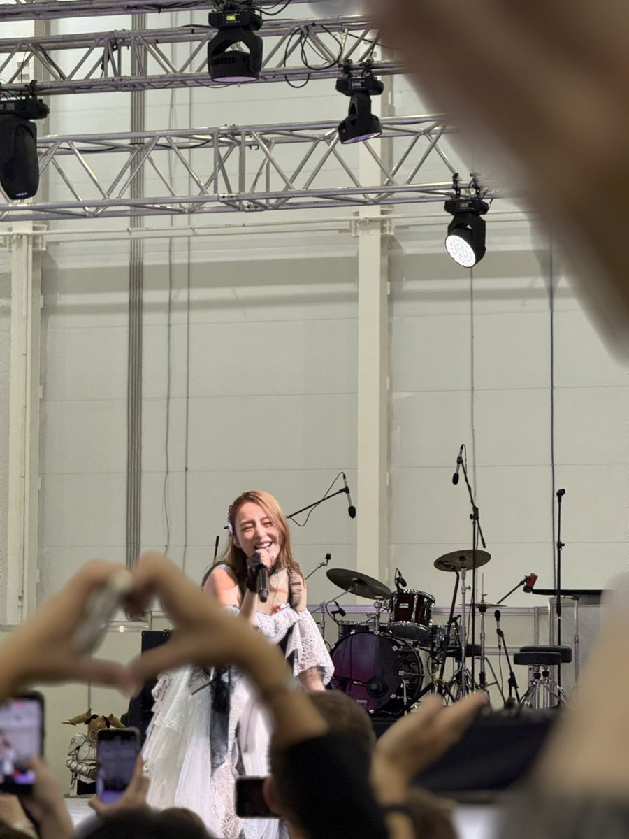 #HINODEJAPAN 2日間
最後はライブでした🎶

会場のパノラマ写真を見ていただけると分かる通り、本当にたくさんの方にお越しいただき、とても喜んでもらえました！