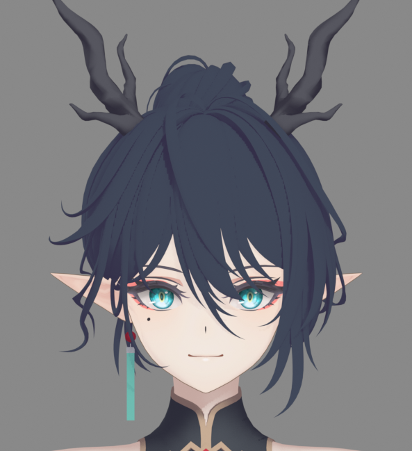 SpicaVr's tweet image. 後ろ髪消したらそれはそれで可愛いのでポニテ差分やお団子差分みたいなのを作ってもいいかもしれない