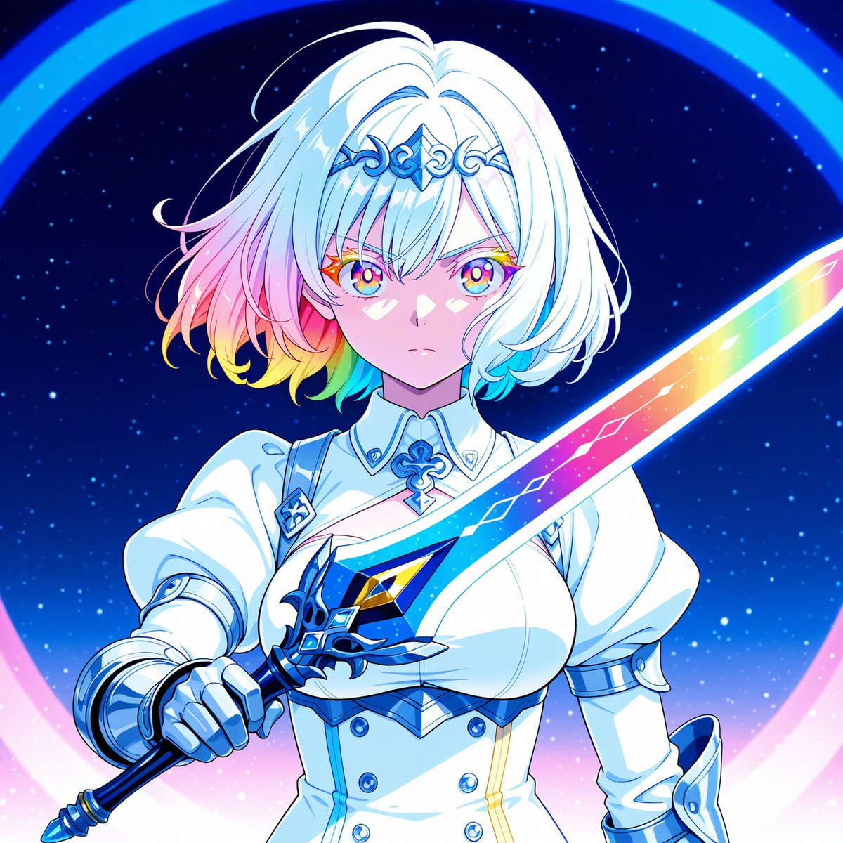 #このタグを見た人は黙って武器を持ったキャラを貼る
#AIart