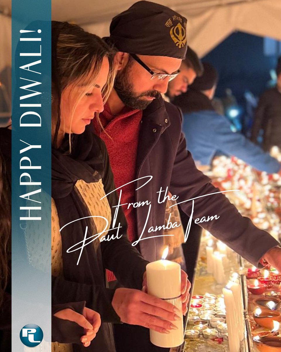 PaulLamba's tweet photo. ✨ Happy Diwali from the Paul Lamba Realty Group! 🪔

May your homes be filled with light, laughter, and new beginnings this Diwali. 🌟

#PaulLamba #PaulLambaHomes #PaulLambaRealtyGroup #HappyDiwali #Diwali2025 #FestivalOfLights #EdmontonCommunity #BecauseICare #YEGRealtor https://t.co/hb3CBscxUY