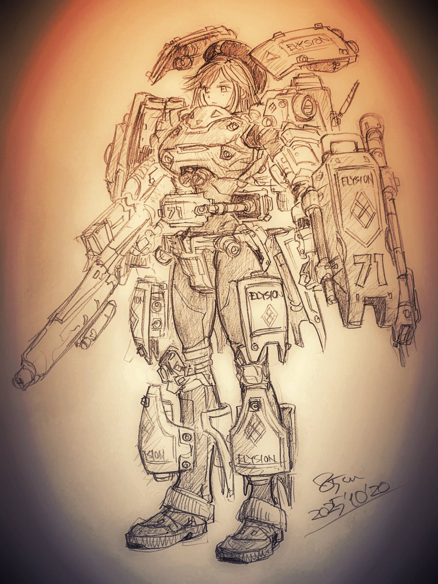 エイブが開発した
シンデレラの武器
『ガラスの靴』

その技術を
エリシオンが転用した
大気圏外戦闘用・スーツ
『鋼の靴』

量産型ニケが着用しても
自立型シールドが全身を防御してくれるので安心です😊

今なら３着セットで
19,980クレジット💰️

宇宙でも負けるなニケたち💪
#NIKKE
#らくがき