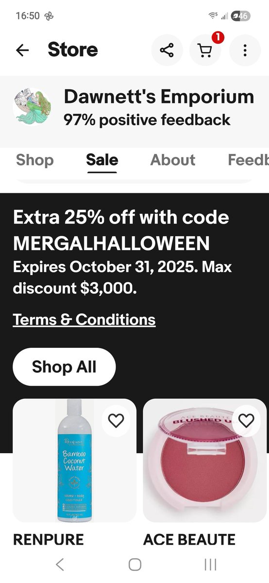 DAWNETTSEBAY's tweet image. ebay.us/m/Zll4S4  I have a huge HALLOWEEN FIRE SALE GOING ON AT MY EBAY STORE RIGHT NOW!  FOLLOW LINK ABOVE TO CHECK IT OUT!!!