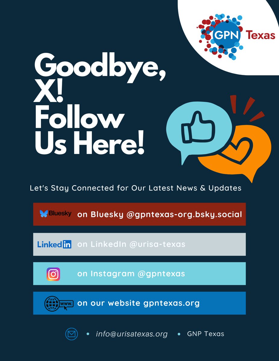 This account is not being updated, but please follow us on other social media. Thanks! gpntexas.org