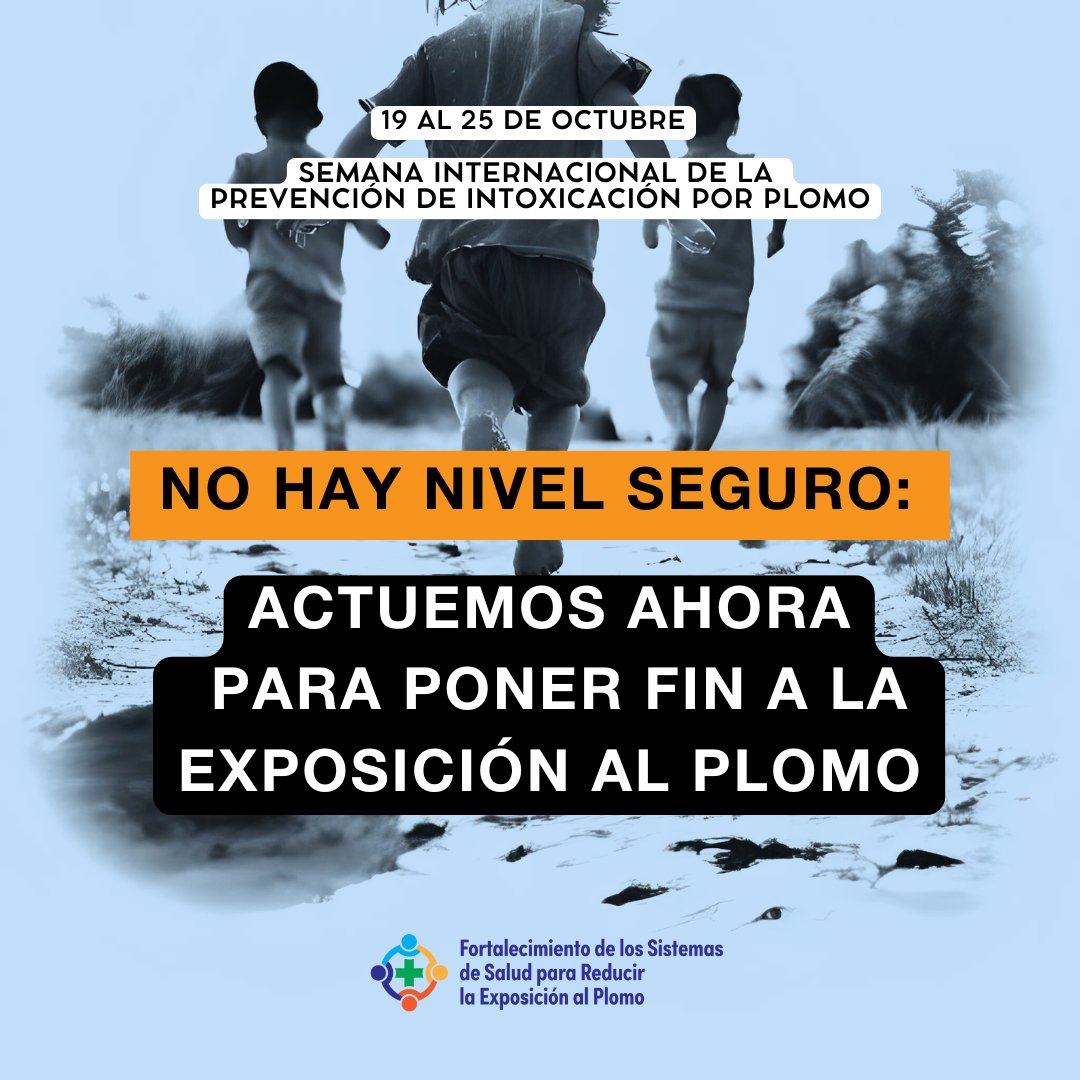 No existe un nivel seguro de #ExposiciónAlPlomo. 
Del 19 al 25 de octubre únete a la #ILPPW2025 💜 #NoHayNivelSeguro #ActuemosAhora
<a href="/PureEarthNow/">Pure Earth</a> <a href="/VitalStrat/">Vital Strategies</a>
