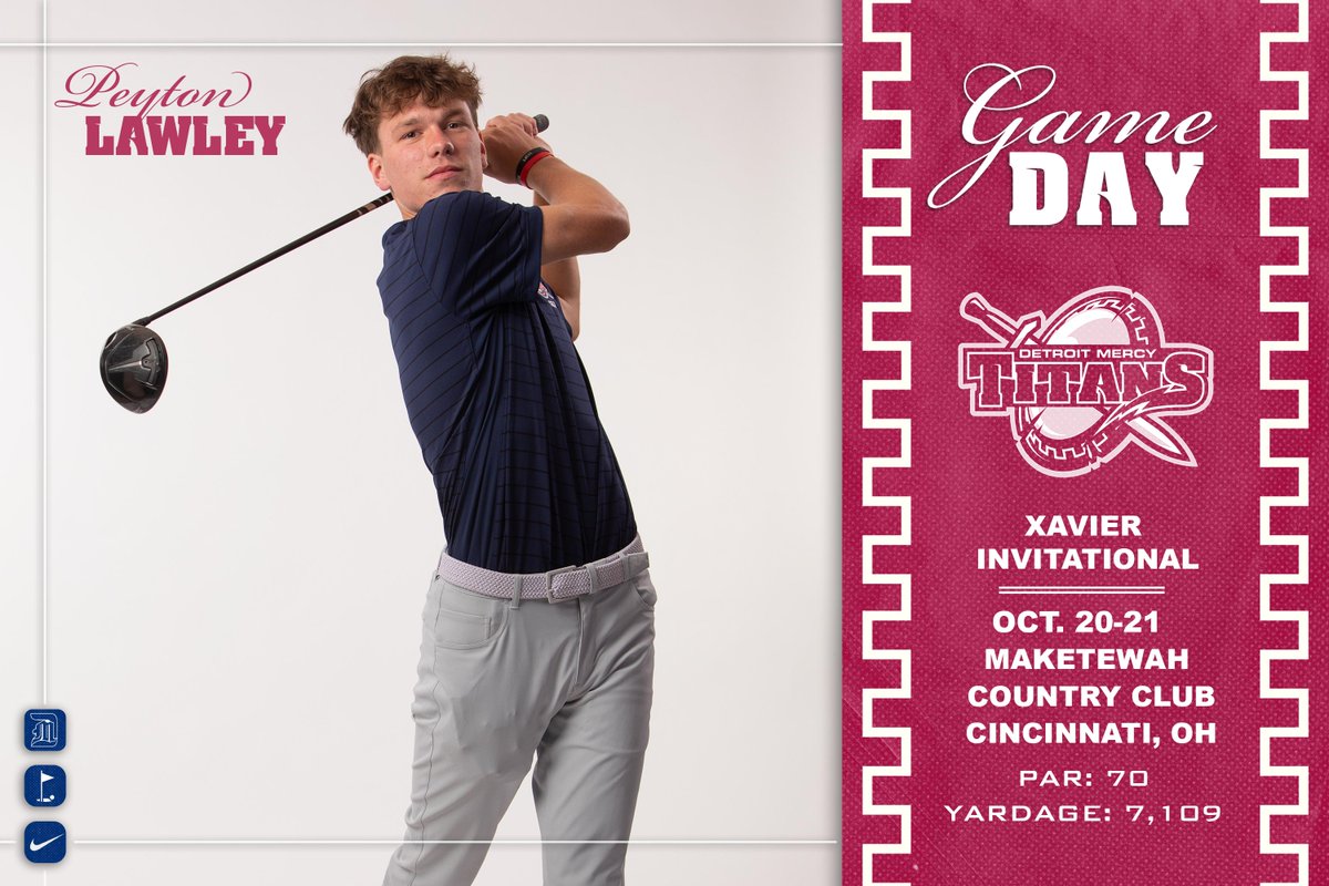 DetroitMGolf's tweet image. #Gameday as we tee off for the last time in the fall at the Xavier Invitational #DetroitsCollegeTeam #HLGolf ⚔️🏌️‍♂️

Follow Live ➡️ scoreboard.clippd.com/tournaments/23…