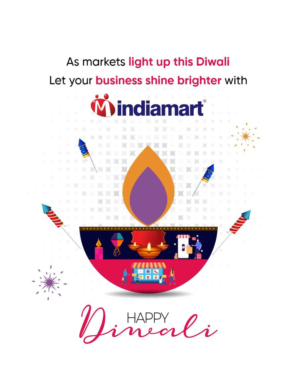 IndiaMART's tweet image. Wishing you a Diwali full of bright ideas and even brighter opportunities 

Happy Diwali🪔✨

#IndiaMART #diwali #diwali2025 #festive #lights #festivedecor #festivelights #business #enterprenureship #topical #trend