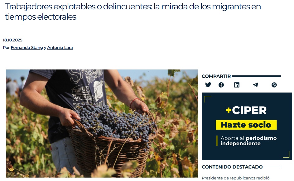 Comparto columna de opinión que escribimos con mi compañera del <a href="/CisjuUcsh/">CISJU UCSH</a>, Antonia Lara

ciperchile.cl/2025/10/18/tra…