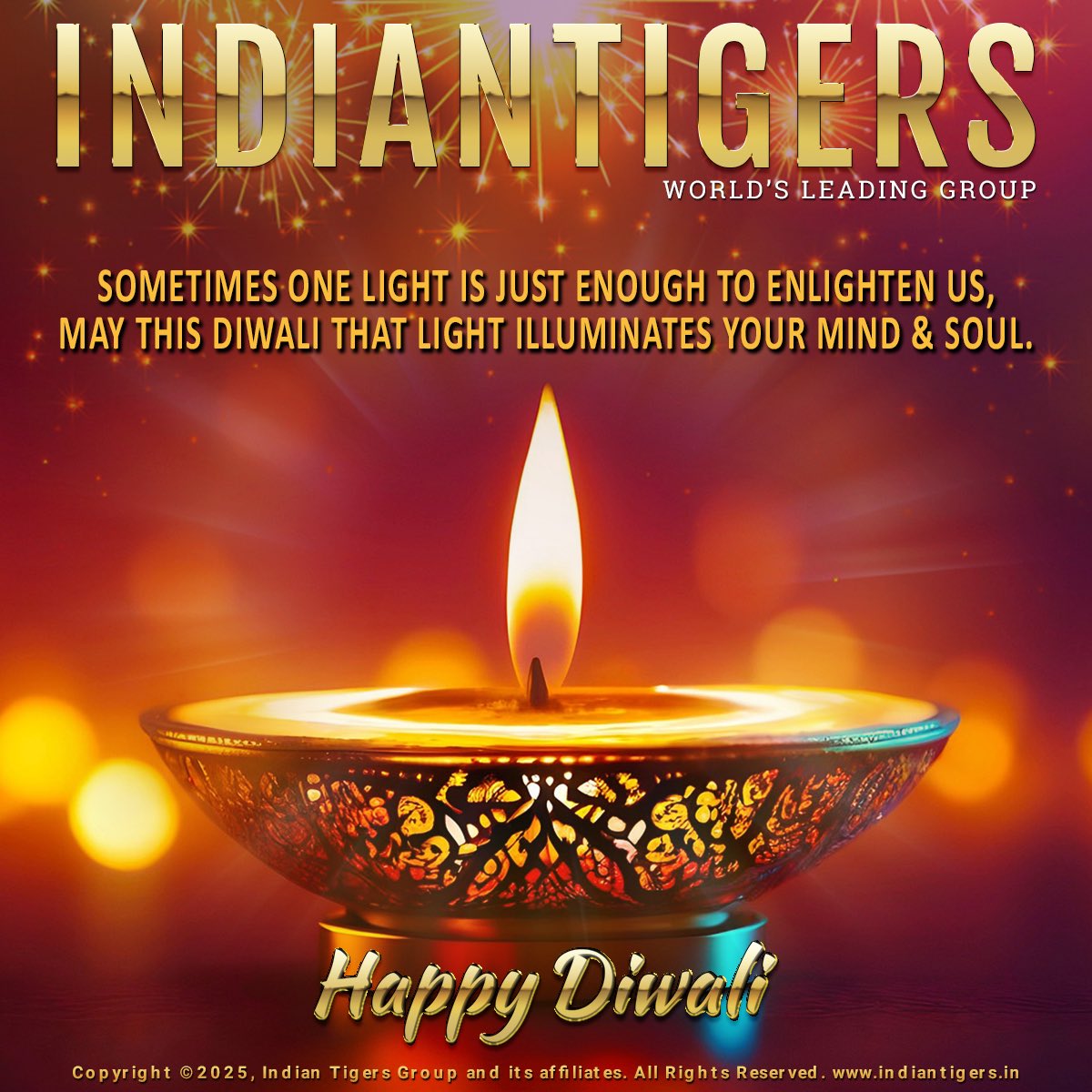 PyushDhingra's tweet image. Exuberant wishes to you and your loved ones on this joyous &amp;amp; blessed occasion of #Diwali! 🪔✨

May your year ahead shine bright with light, success &amp;amp; prosperity. 💫

#HappyDiwali #happydiwali2025 #Diwali2025 #India