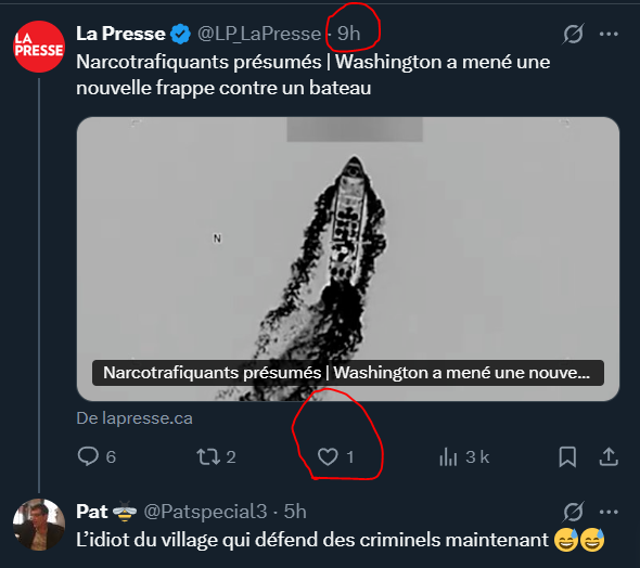 🚨Les médias (LA PRESSE) menteurs non plus aucune crédibilités👇😁