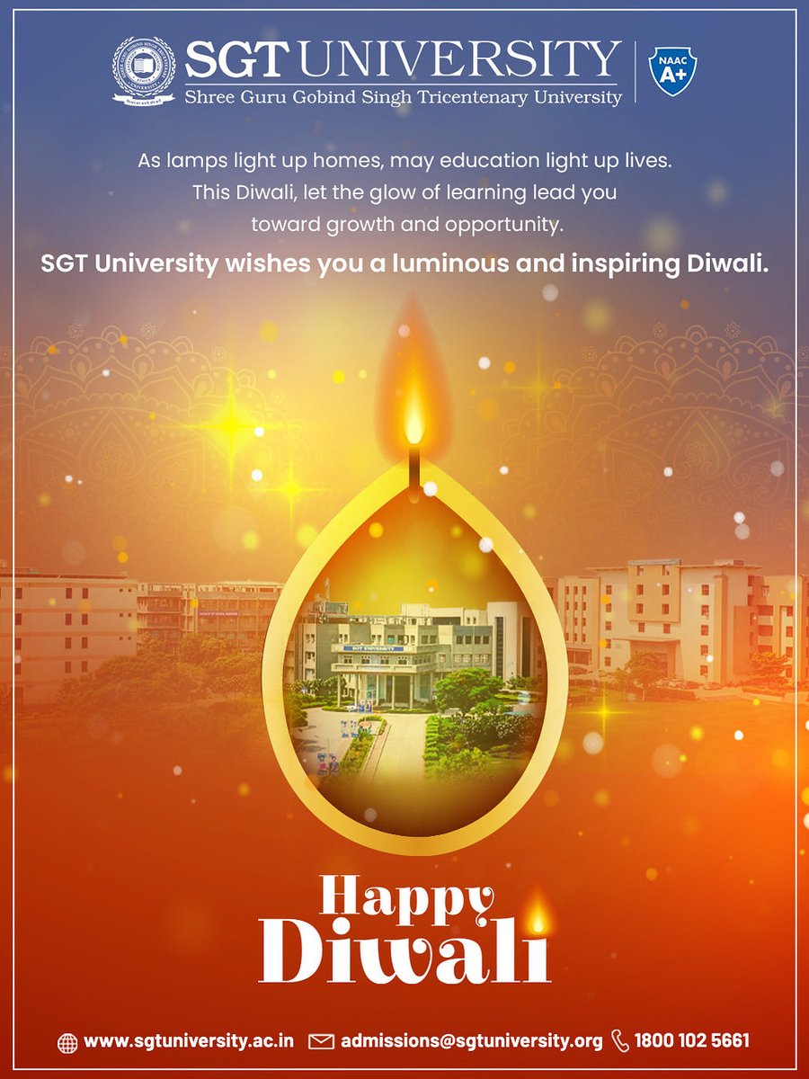 SGT UNIVERSITY tweet media