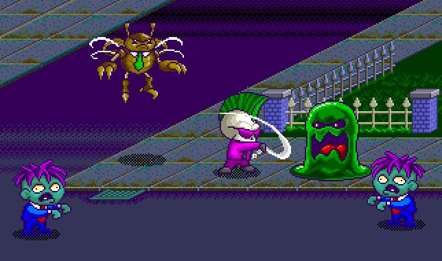 Started some level/background art for day 19 of #ASSETober.
It wasn’t exactly exciting, so I popped some of the character art on it too.