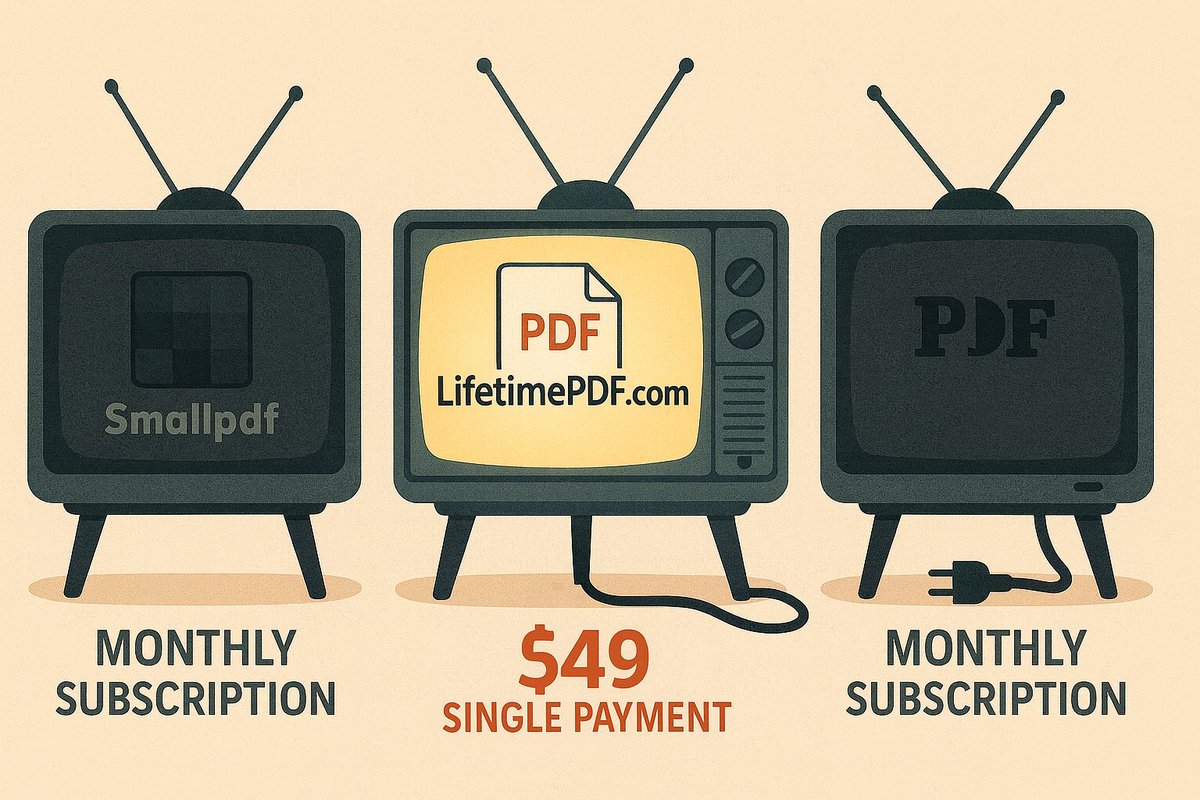 LifetimePDF's tweet image. End Monthly PDF Tool Subscriptions!
LifetimePDF.com
#PDF #pdfprocessing #lifetime #LifetimePDF