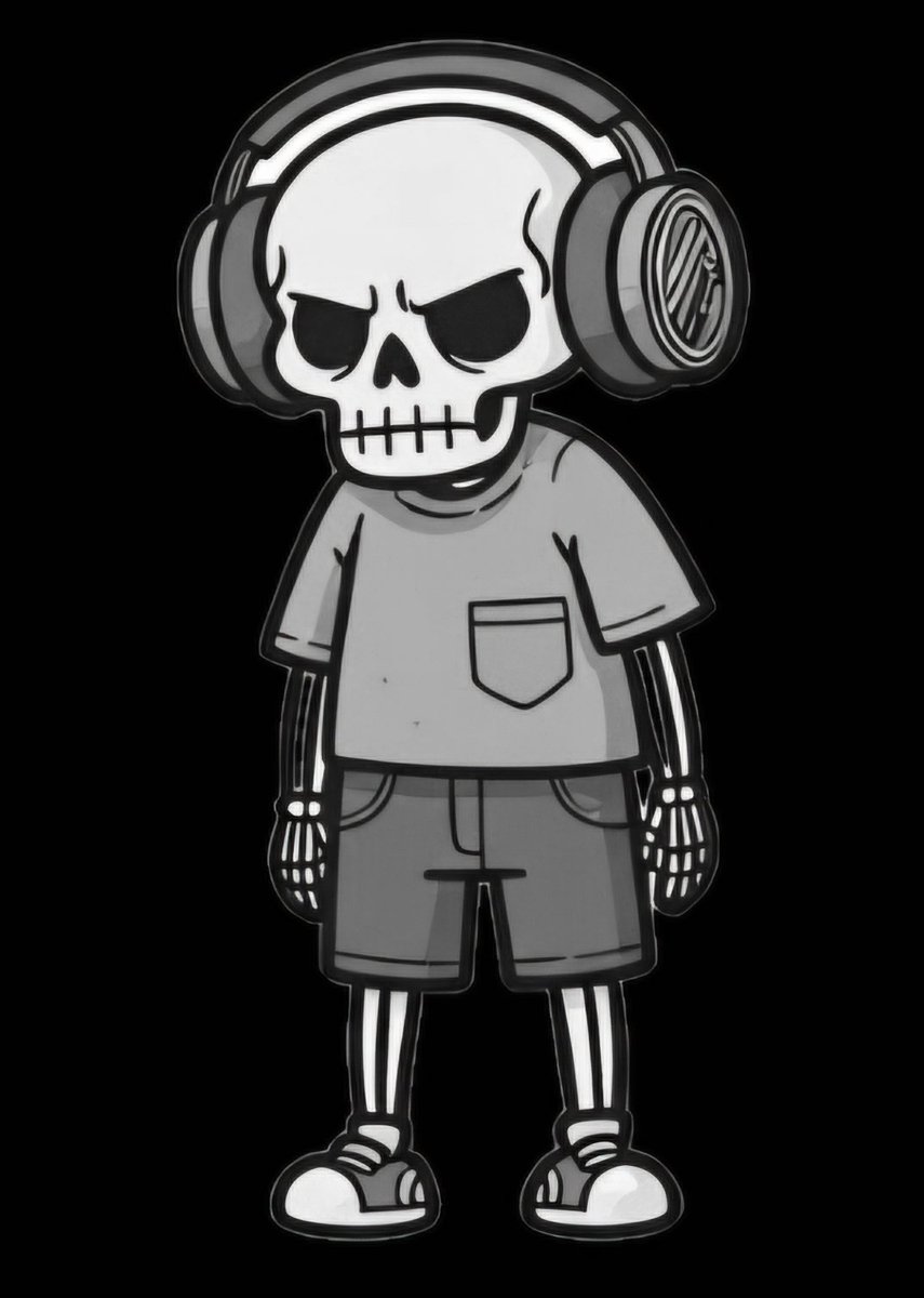 TheRealStixMFTM's tweet image. When it&apos;s quiet at work so you decide to describe Skullboi to your phone to see what happens and it spits this out.

I&apos;m not gonna lie, I was equal amounts shocked and surprised at its relative accuracy... 🤘😈

#Skullboi #AIArt #WastingTime #MetalForTheMasses #Apple985FM