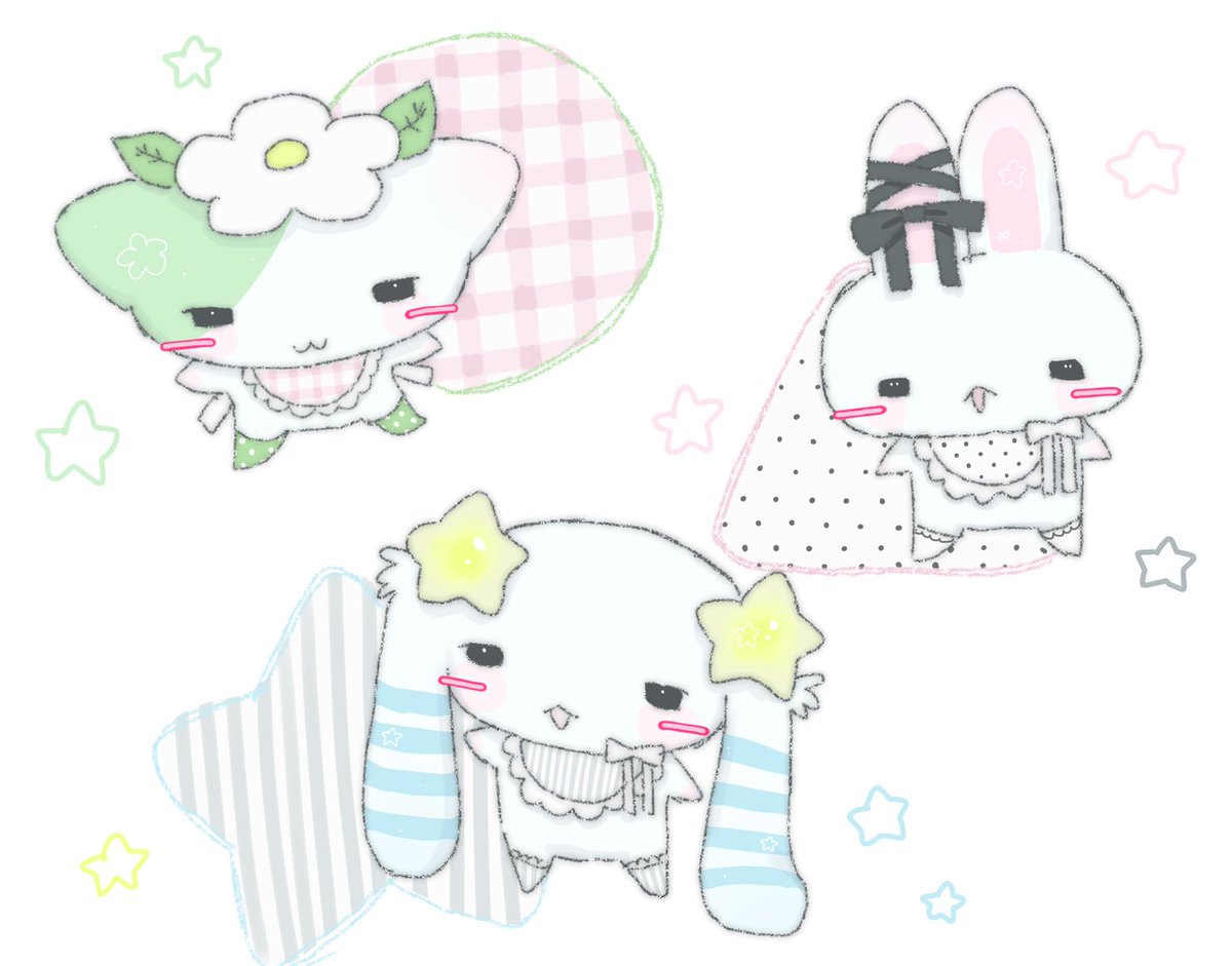 カラフルスタイ三姉妹
🪷★🚰.⋆𝜗𝜚.†⋆🩰︎︎◝✩