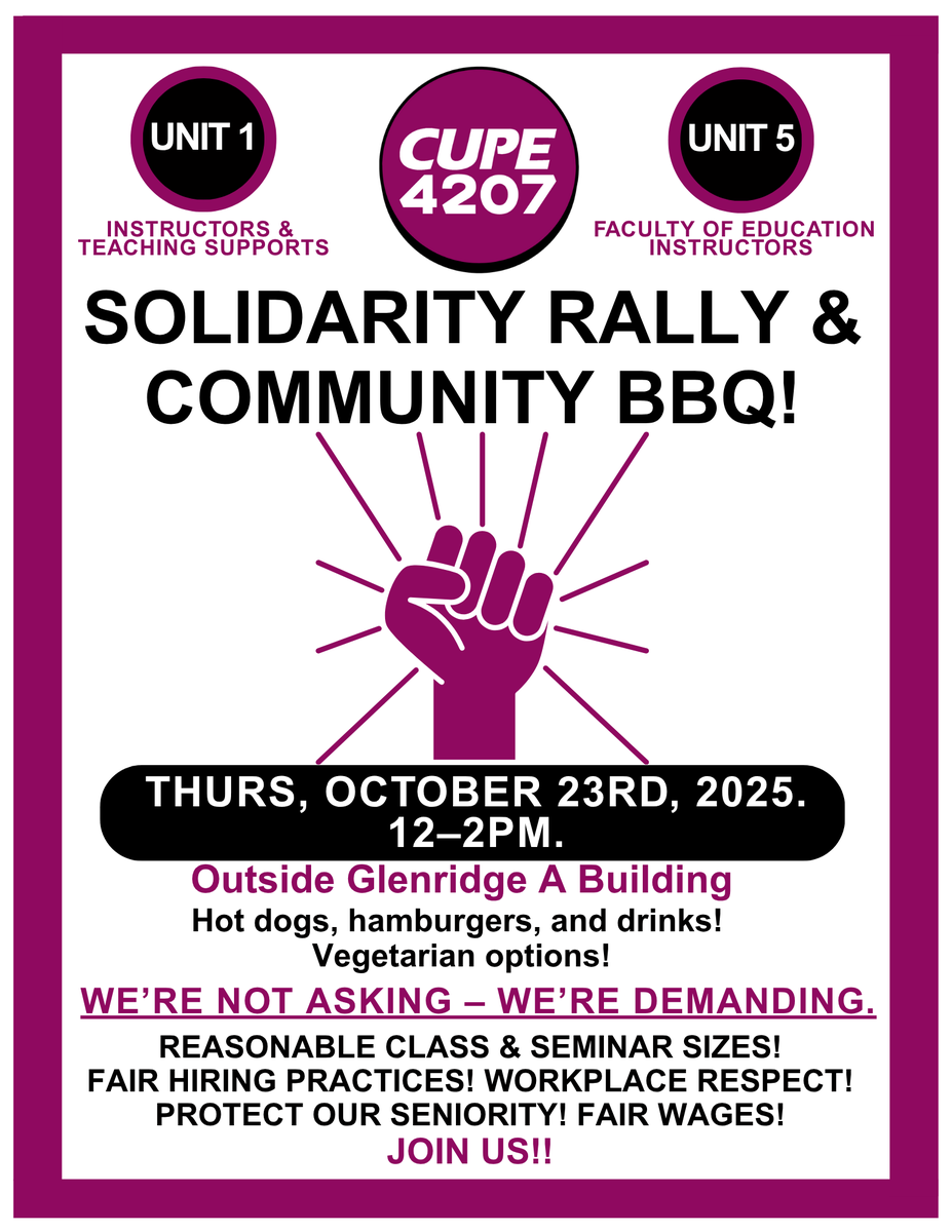 CUPE 4207 tweet media