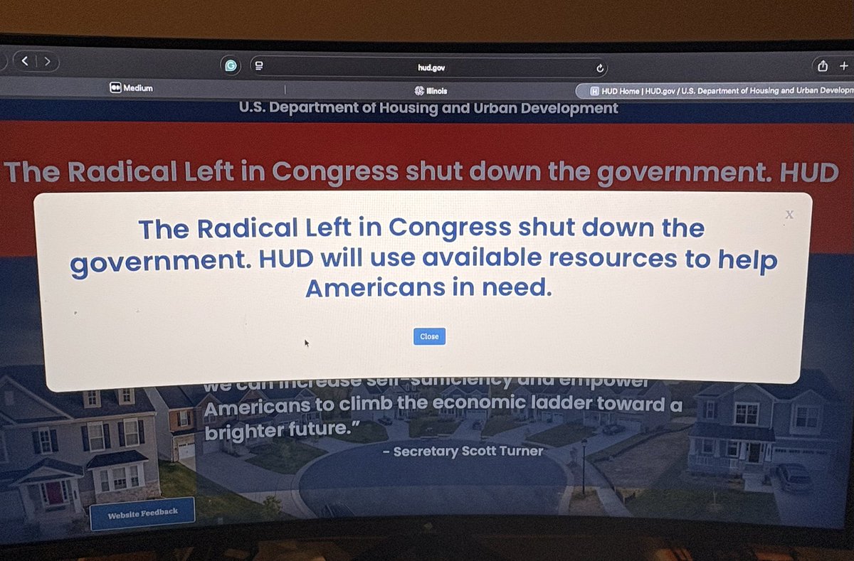 This was on the housing and urban development official website. Wtf