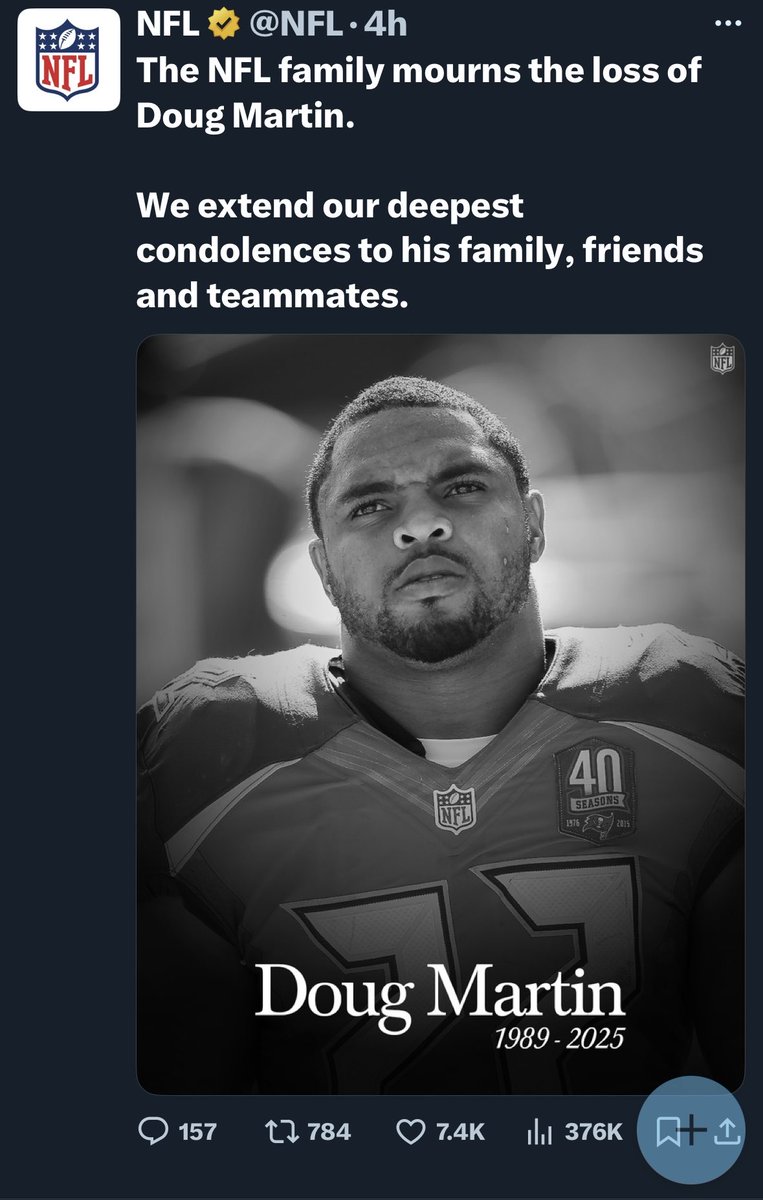 henrykleeKTVU's tweet photo. @oaklandpoliceca UPDATE: I’ve confirmed ex-@Buccaneers @Raiders running back Doug Martin was the man who died in @oaklandpoliceca custody after responded to report of burglary suspect experiencing medical emergency. 10 p.m. @KTVU https://t.co/ch7TWuLZfk