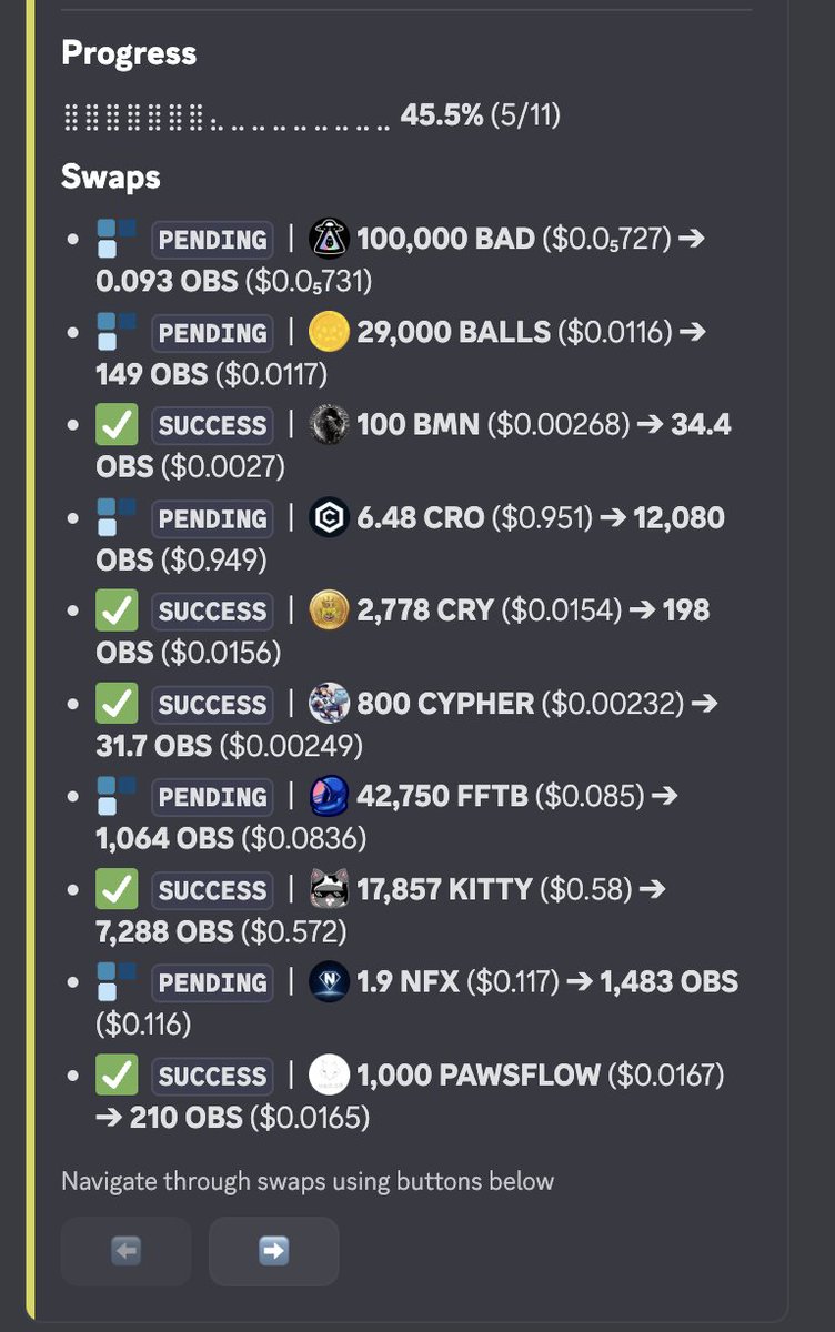 ICYMI <a href="/ObsidianSwap/">ObsidianSwap | SWAP. CLAIM. WIN!!</a>'s new token $OBS is LIVE on <a href="/flipsuitexyz/">Flipsuite</a>!!!

You're one command message and two clicks away from growing your $OBS on <a href="/discord/">Discord</a> and you didn't even know it 👀👀👀