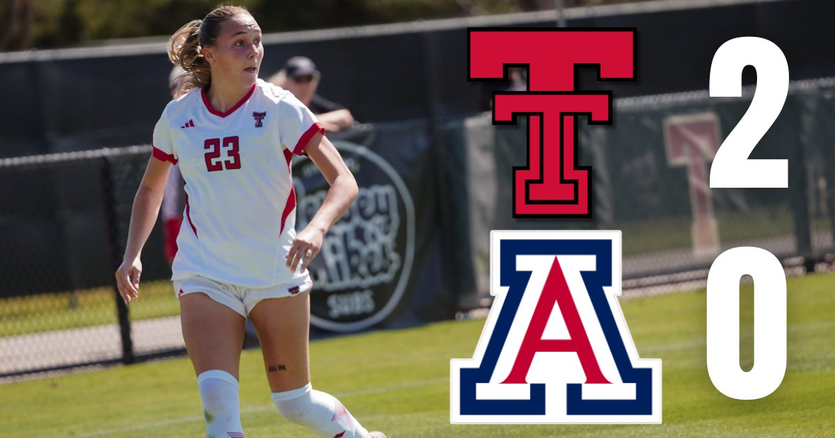 "Raleigh doesn’t score the run-of-the-mill goals... she just scores bangers."

📰 Recap: No. 12 Texas Tech Soccer Sweeps Arizona Trip, Shuts Out Wildcats to Stay Atop Big 12
🗣️ Postgame w/ Coach Stone
📽️ Highlights + Stat Leaders
➡️ on3.com/sites/red-raid…