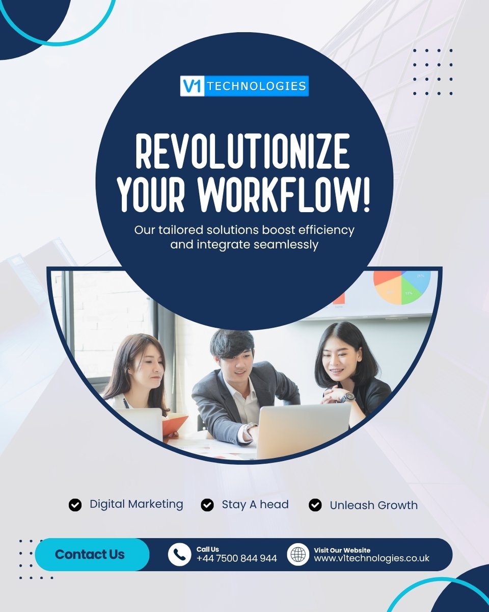V1Technologies's tweet image. Leading companies are streamlining operations with V1 Technologies’ bespoke enterprise apps-don’t get left behind! Our tailored solutions boost efficiency and integrate seamlessly. With 14+ years of expertise, we’re your key to unstoppable growth. #EnterpriseApps #V1Technologies