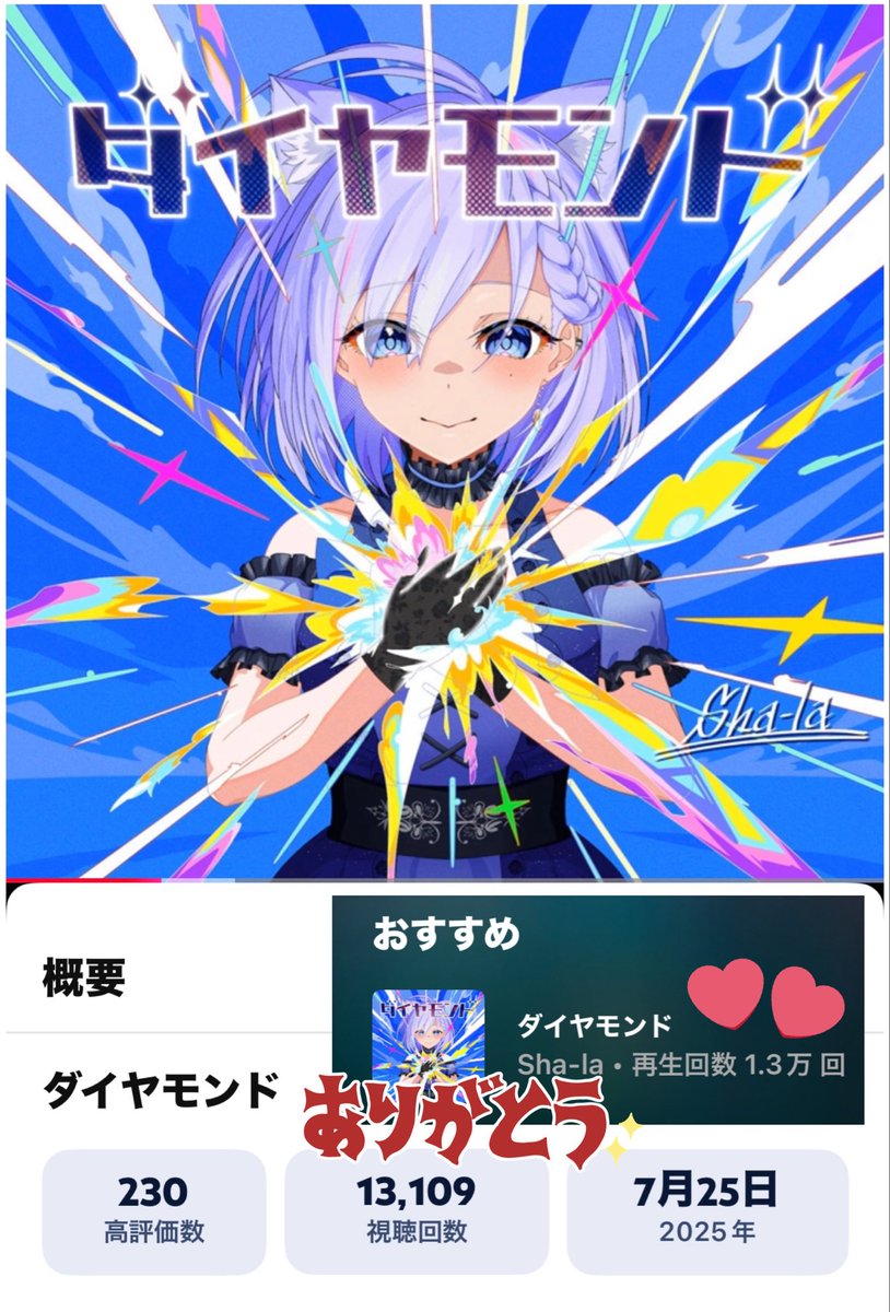 Sha-la🧸🌷12/10『GEKIJŌ』リリース＆「ダイヤモンド」サブスク配信中 tweet media