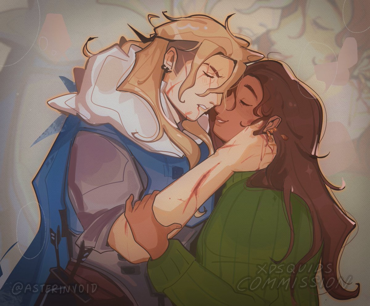 Halfbody comm for @/Asterinvoid 🐛!! I had fun with this #sova #valorant