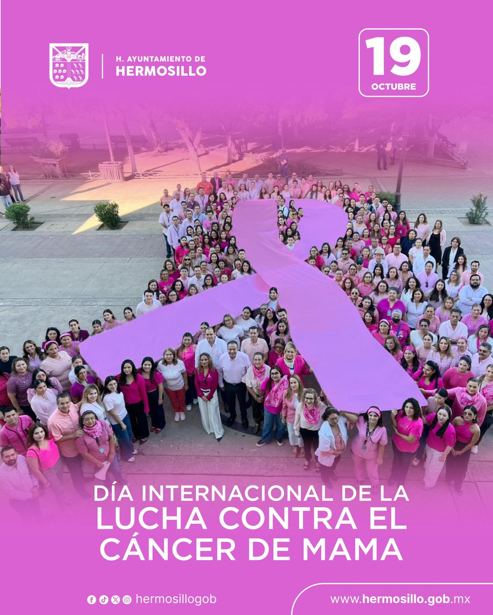 👚 En Hermosillo nos unimos al Día Internacional de la Lucha contra el Cáncer de Mama.

La detección oportuna puede salvar vidas, por eso acercamos jornadas de salud a colonias y espacios públicos para cuidar a las mujeres hermosillenses.