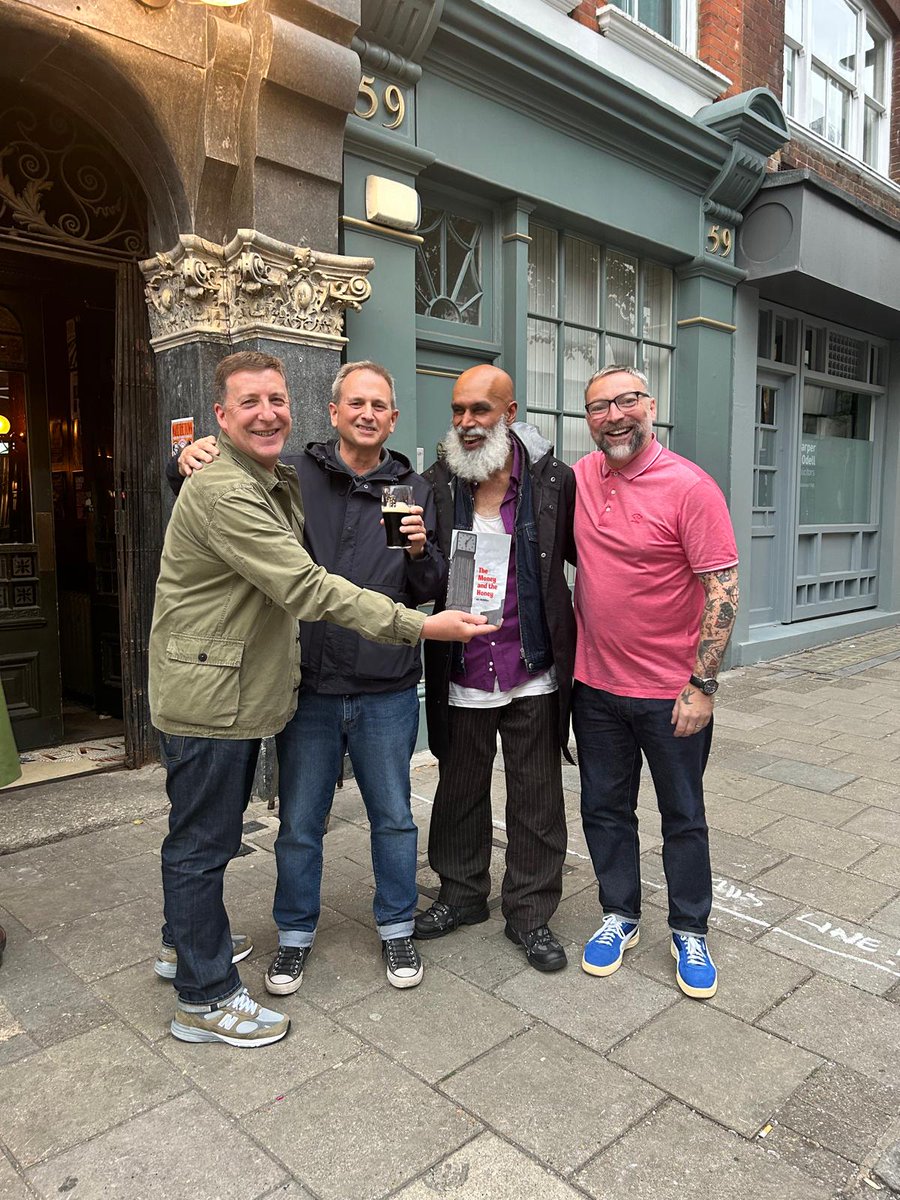 Thanks to everyone who made the effort to come to the London book launch of my latest Novel - The Money and the Honey. Loved every minute of the day ❤️