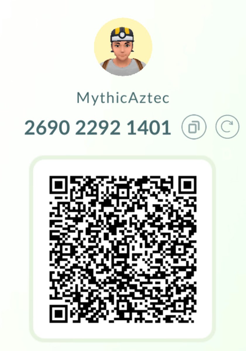 MythicAztec's tweet image. Just cleared out a lot of inactive trainer friends. Please add me in Pokemon Go 😌
Add if you send gifts, open regularly, and send raid invites.
Pokemon Trainer Code 2690 2292 1401
#PoGo #PokemonGOfriends #pokemongofriendcode #PokemonGoRaids