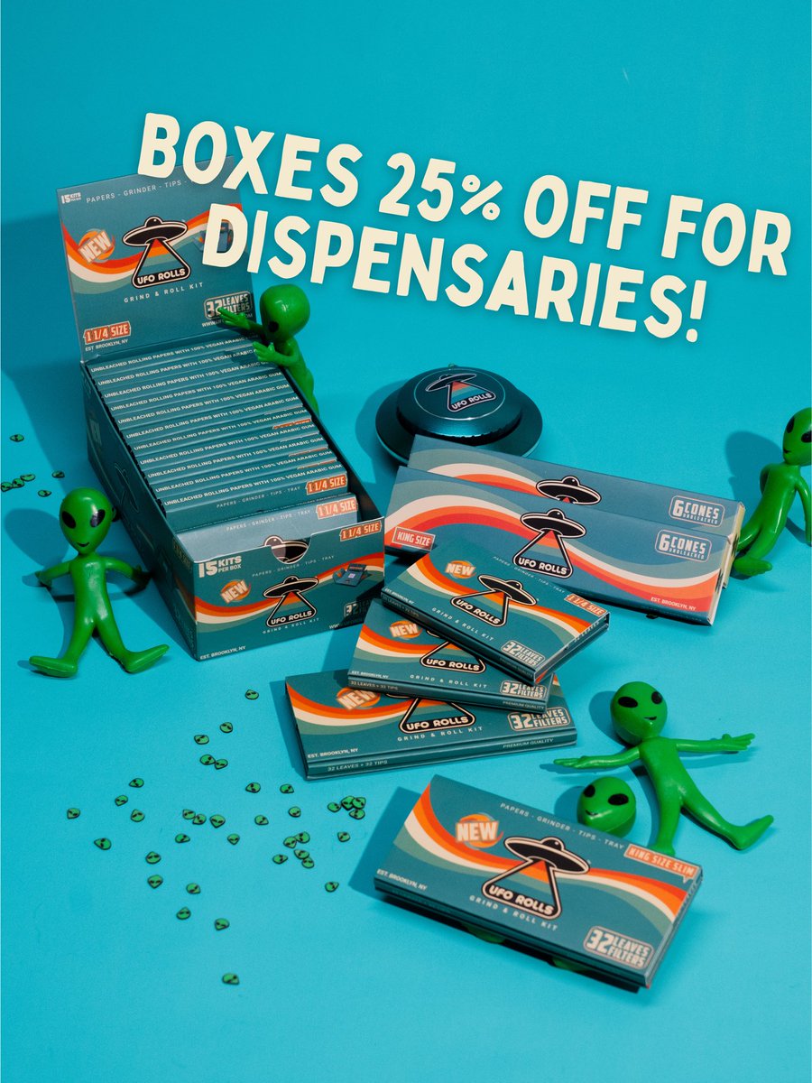UFO Rolls | Intergalactic Rolling Papers tweet media