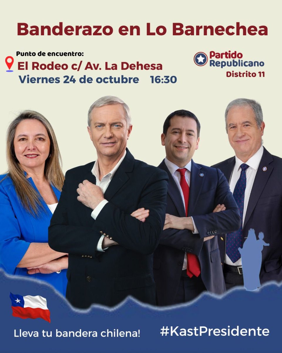🚨 Atención REpublicanos de #LoBarnechea !