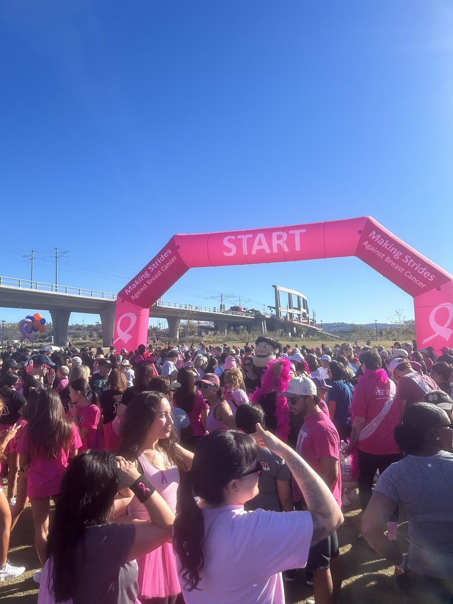 Making Strides Against Breast Cancer 💗 I wear pink for my sister 🫶🏻 <a href="/MakingStrides/">Making Strides Walk</a>