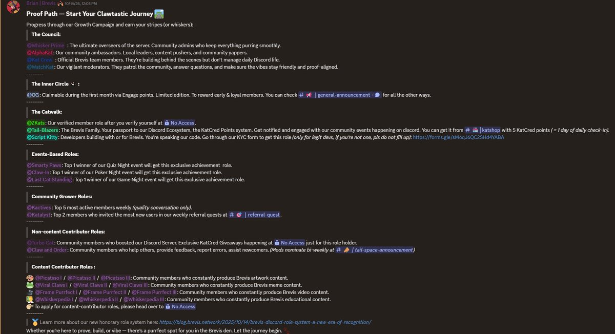 Just launched phase 1 of <a href="/brevis_zk/">Brevis</a> with Sparks farming. Every Spark you earn now is a ticket to future Brevis tokens-more Sparks, bigger slice of the pie.
Phase 2 drops Nov 3, so getting in early matters.

Steps are simple:

1. Connect your wallet on the site: