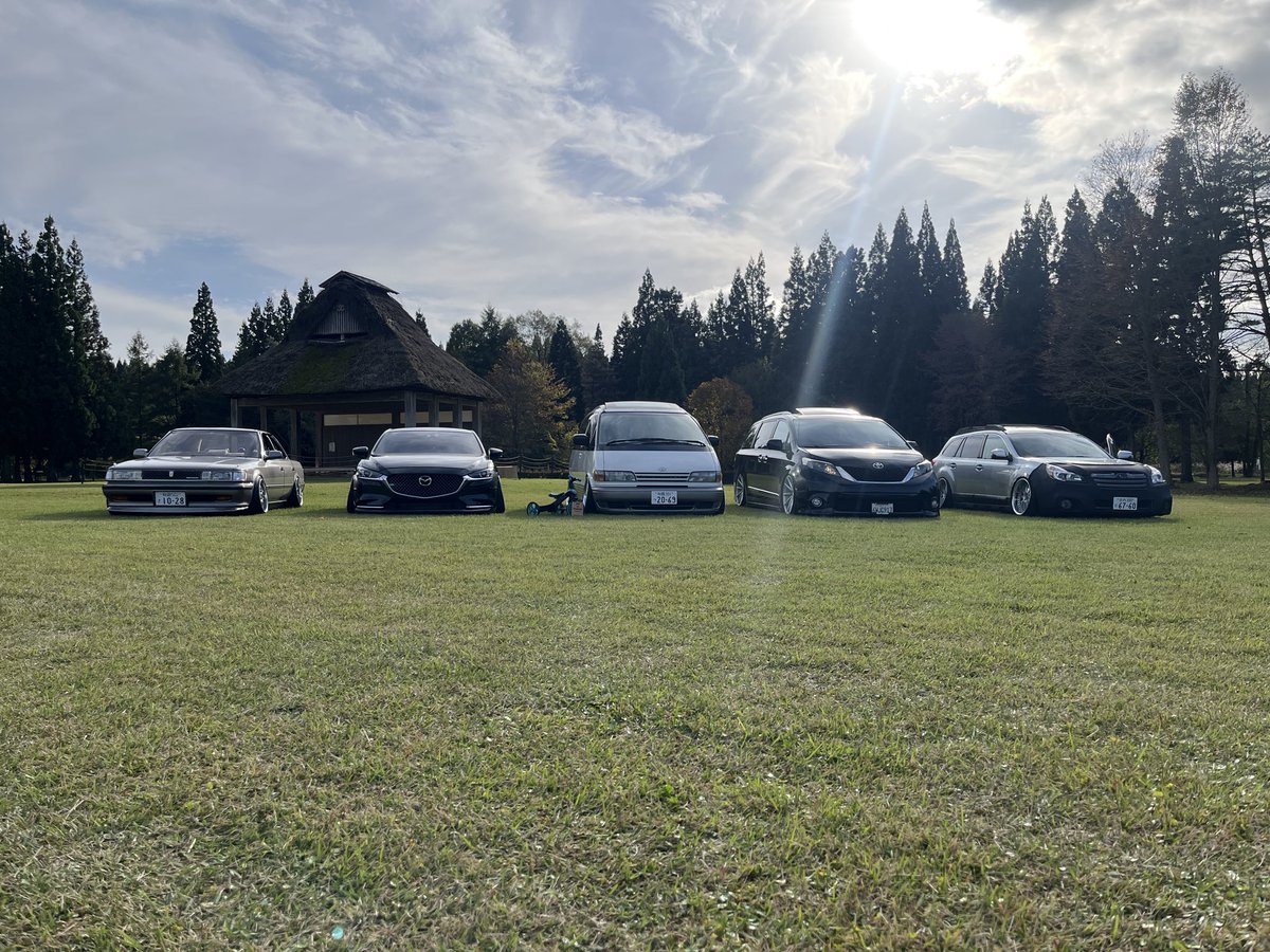 satoaltezz's tweet photo. #GVAF2025
#GoodVibesAutoFest 
結成後メンバーが初めて揃ったイベント
旧車会とはまた違った刺激を貰いました！
秋田はイベントが少ないので来年も盛り上げていけたらいいですね！
お疲れ様でした！ https://t.co/l6SvrxOhC9