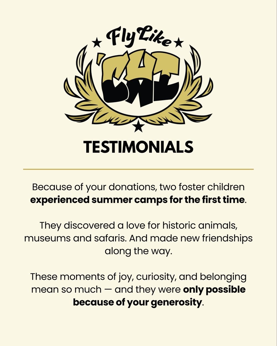 FlyLikeChiOrg's tweet image. We are all better together!  Thank you for helping us at Fly Like Chi to provide these opportunities to kiddos.  We are grateful for all our partners and donors.

#fostercare #MNFootball #bettertogether #makinganimpact