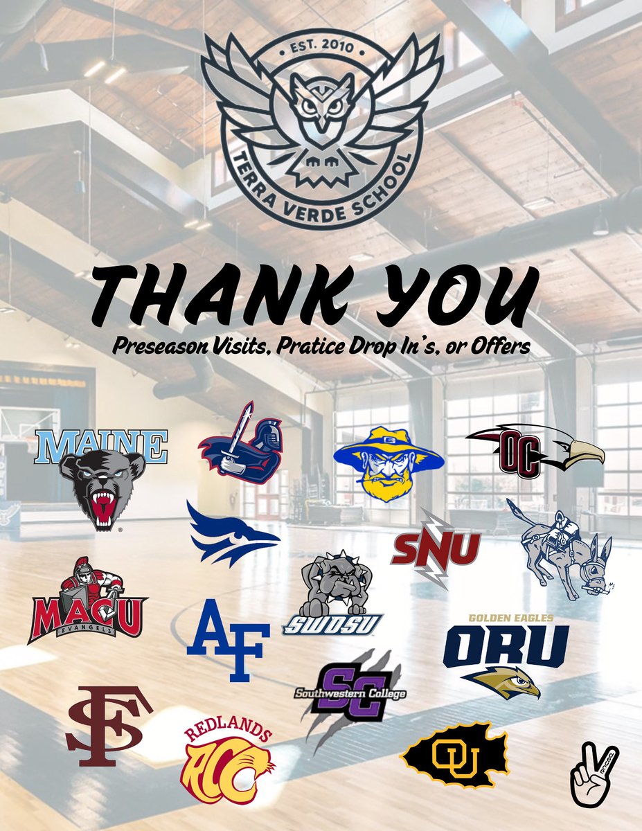 Thank you to all the programs that made an effort to either come out for a practice, offer one of our guys, or extend an invitation for an official visit during our preseason. We’re all grateful for your time and the exposure!
.
#feartheflight