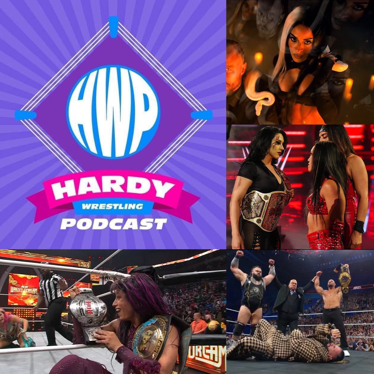 The Real is Back! Join <a href="/QueenStephHardy/">Stephanie Hardy</a> for a new episode of THE <a href="/hardywrestlepod/">Hardy Wrestling Podcast</a>! From new personas to betrayals and Titles being collected, wrestling is firing on all cylinders! 

Tune in tomorrow before Raw! linktr.ee/queenstephhardy #WWERaw #SmackDown #AEWWrestleDream