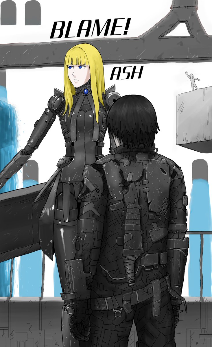 ghostpirce141's tweet image. Blame! 
#blame #blamefanart #fanart