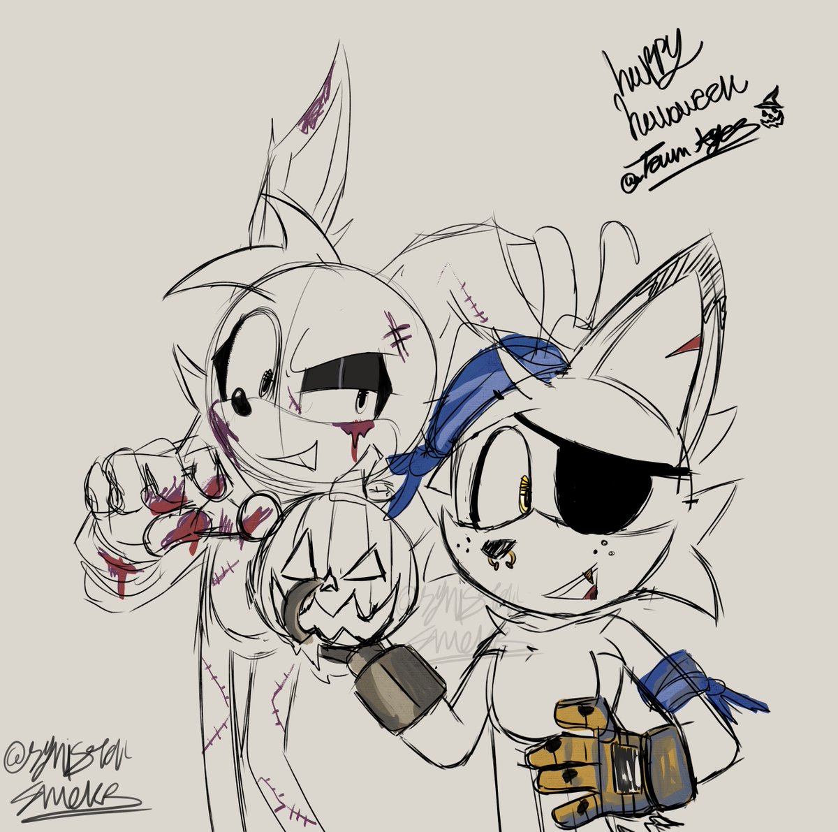 Synister_Smoke's tweet photo. Trick or treating w/ the two 'lil goobs
#SonicTheHedgehog #TeamAGES https://t.co/fjZ1VwrpsH